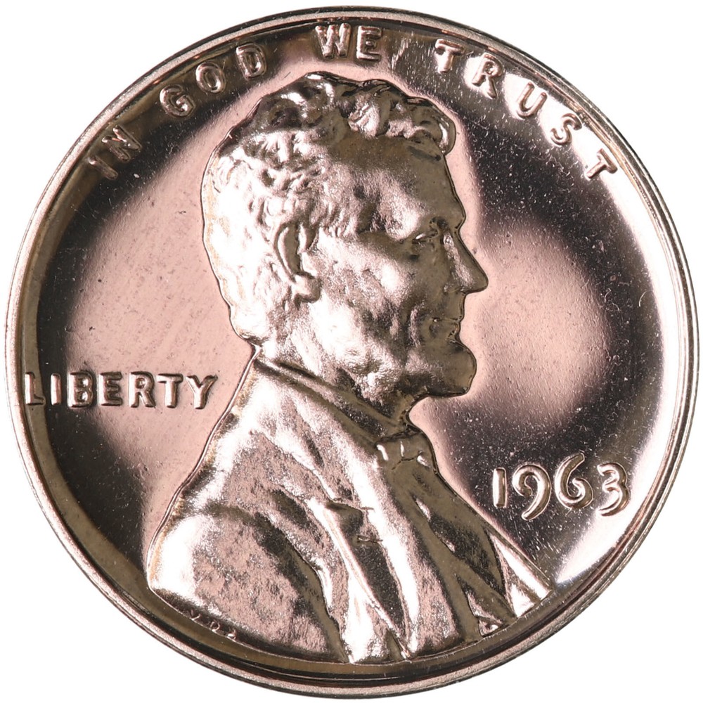 1963 (P) Lincoln Memorial Cent Gem Proof Penny