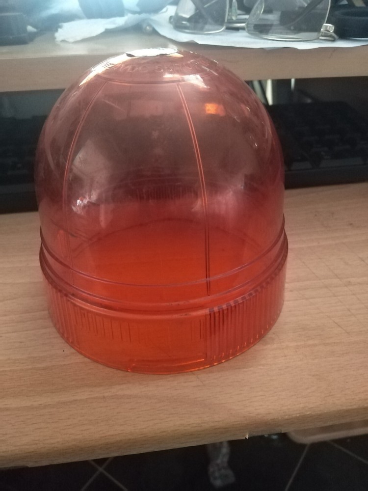 Replacement AMBER lens for DURITE and similar beacons