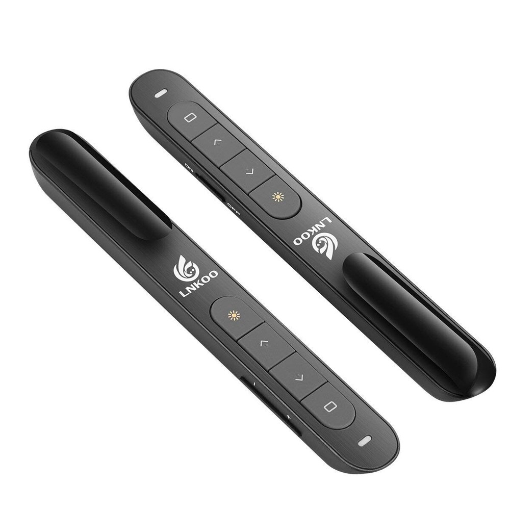 LNKOO Wireless Presenter,Support Hyperlink RF 2.4GHz Powerpoint PPT Clicker Pres