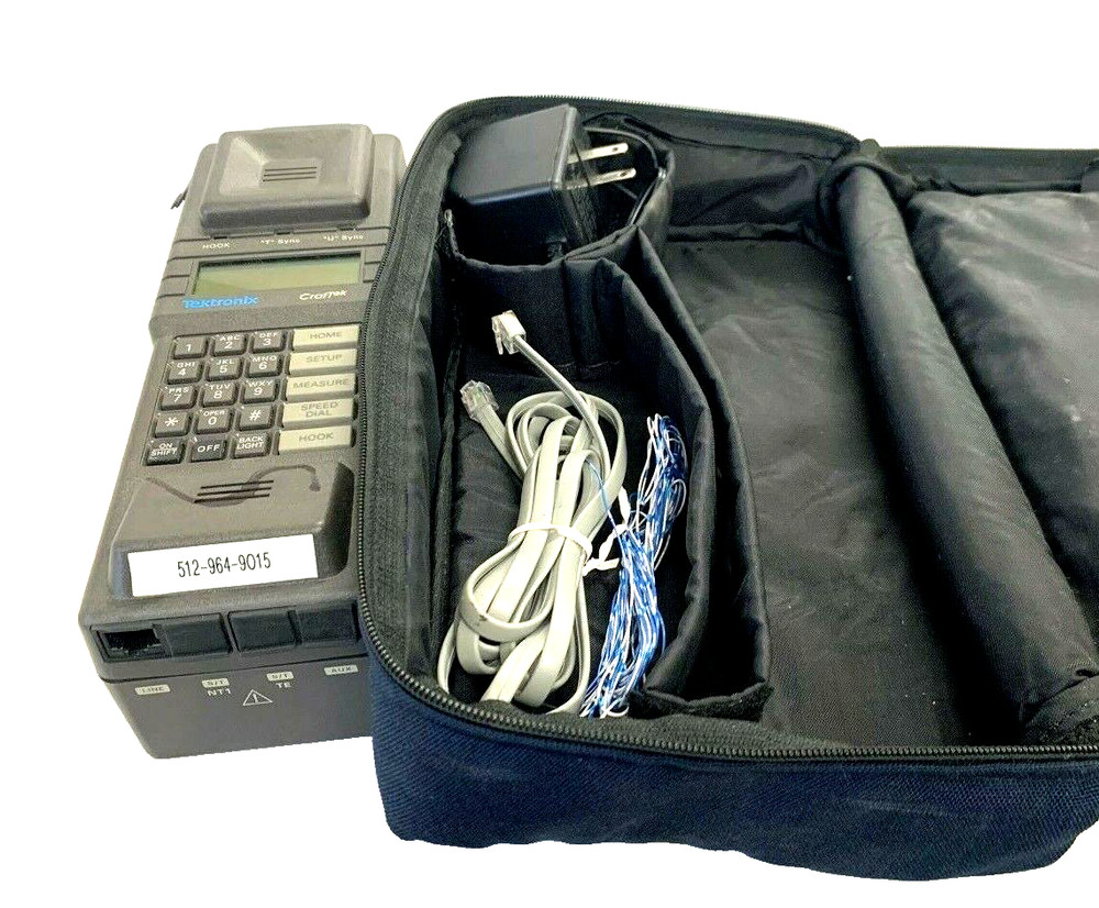 Tektronix CT100 CrafTEK Subscriber Loop Test Set w/case nice