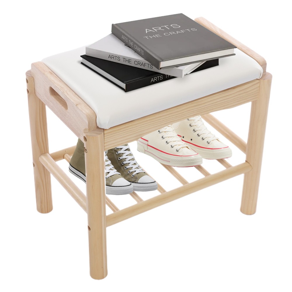 Rectangular Shoe Storage Bench,45*30*40cm Shoe Storage Bench for Entryway