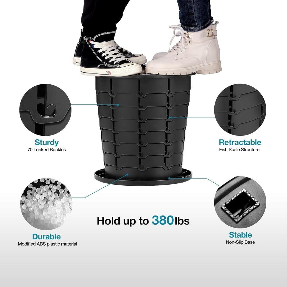 Multi-Functional Camping Toilet with Cover Design
