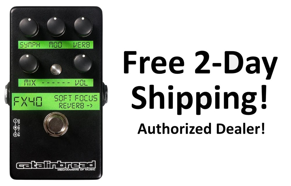 New Catalinbread Soft Focus Reverb Guitar Effects Pedal