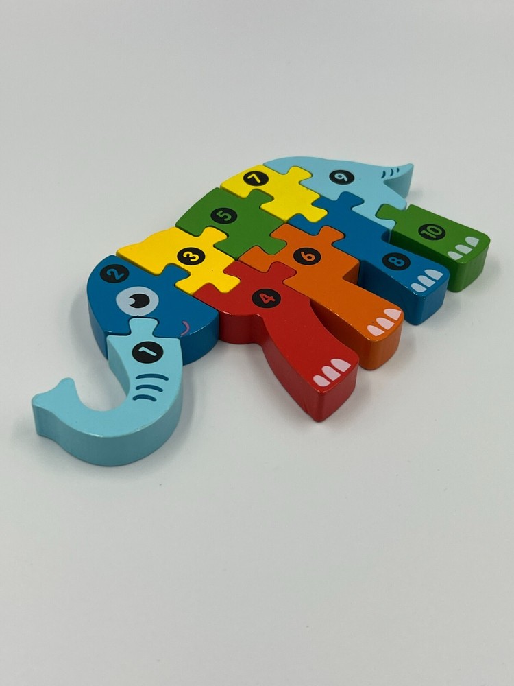 Wood Jigsaw Puzzles, Learn to Count (3 Pack)