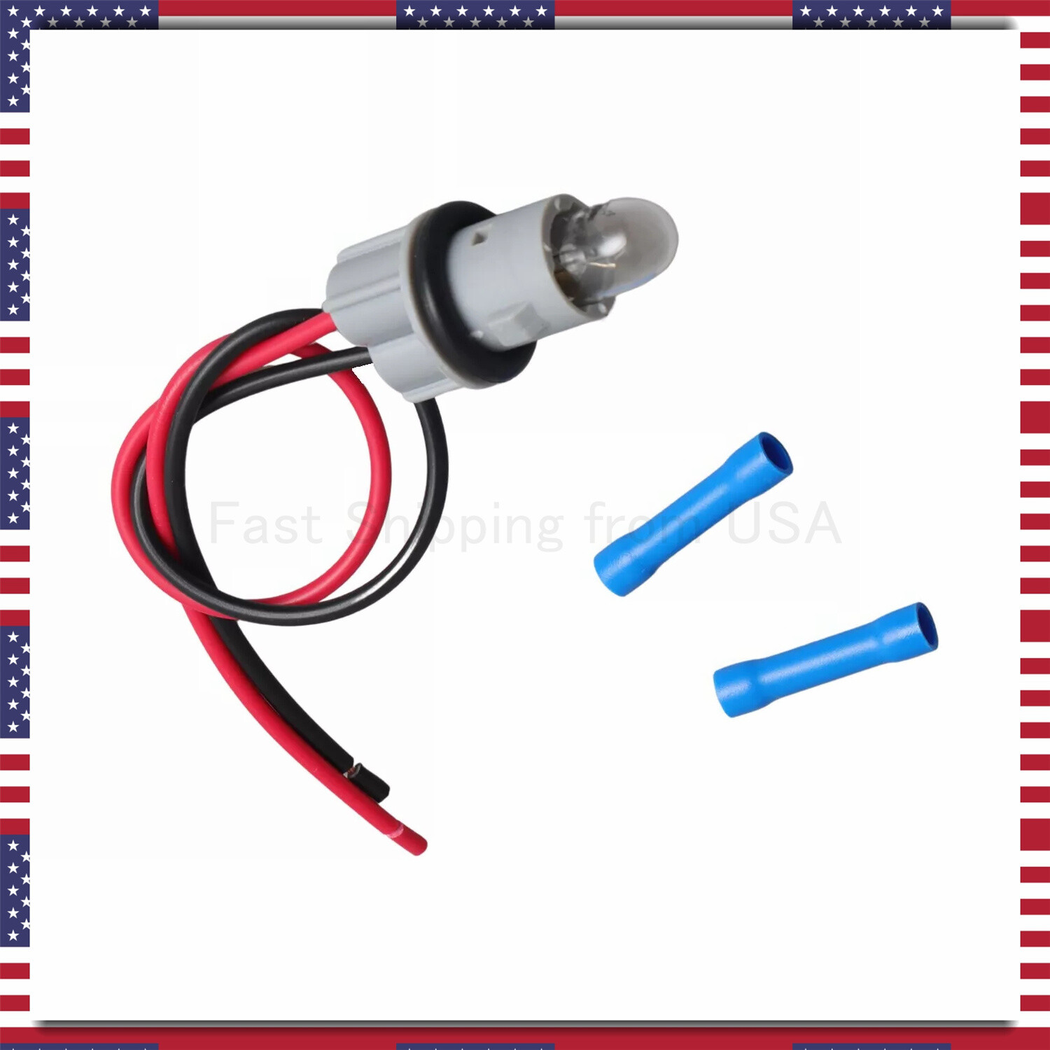 2X For Mercedes-Benz Side Marker Lamp Light Bulb Socket Wire Harness A0005400966