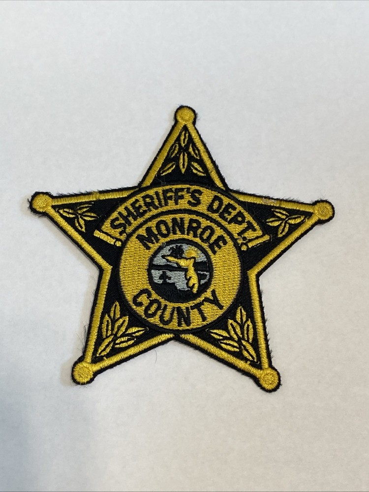 Monroe County Florida FL Sheriff Star Badge Patch NEW