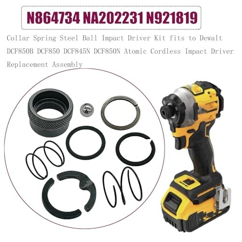 Collar Spring Steel Ball Impact Driver Kit for Cordless Impact Drivers - Replace