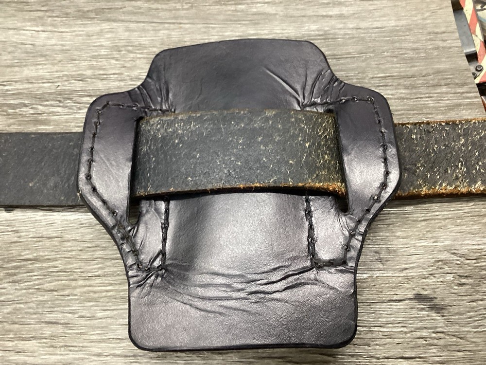 Leather Folding Clip Knife Sheath (Sheath Only)