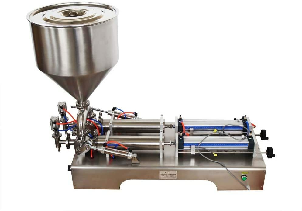 110V 50-500ml Paste & Liquid Filling Machine with Dual-nozzle Fully Automatic