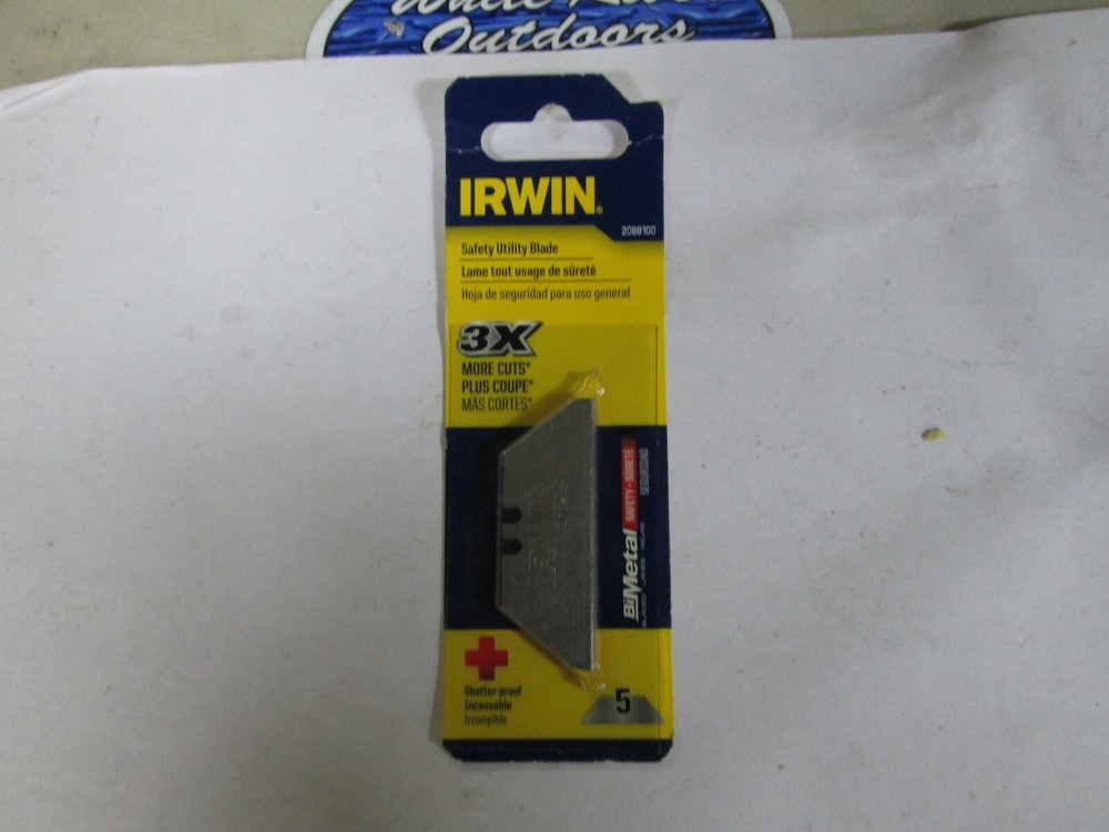 Irwin 2088100 Safety Knife Blades, 5 Pack