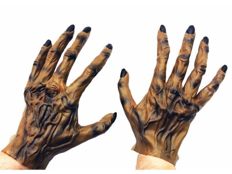 Creepy Long Finger Gloves Latex Hands Halloween Costume Haunted House Monster