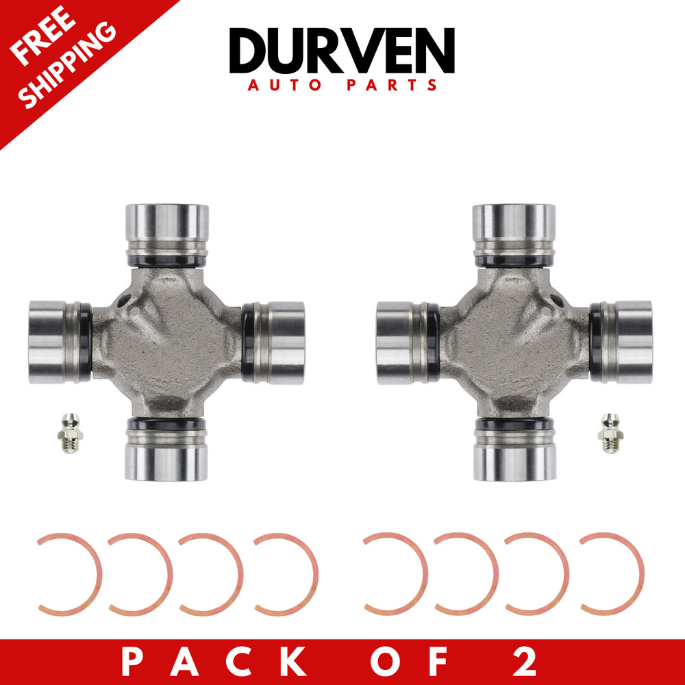 Moog 534G Premium Greasable Universal Joint U-Joint Driveshaft Front Rear 2pc