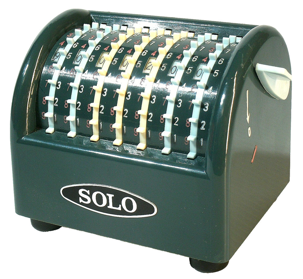 Vintage Adding Machine Solo Japan