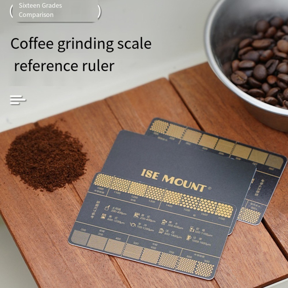 User Friendly Coffee Grind Tool with Measurement Guide for Consistency