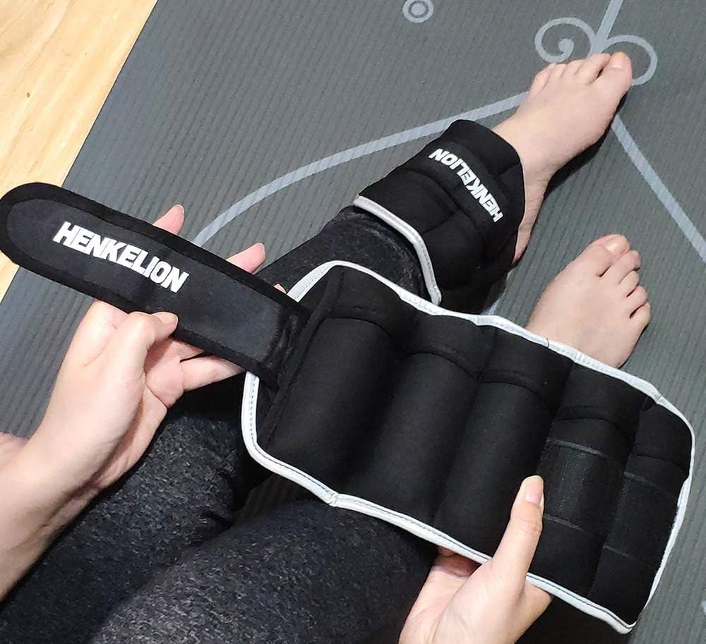 Versatile 5 lbs Ankle Weights for Strength Training - Cotton & Neoprene
