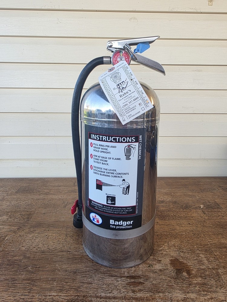 Badger Fire Extinguisher – 6 Liter (Class K) WC-100