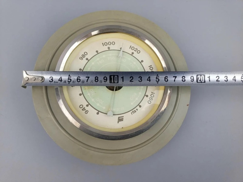 Vintage Soviet Barometer Weather measuring device USSR