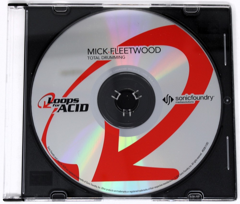Sonic Foundry Mick Fleetwood Total Drumming Loops For Acid Sampling CD