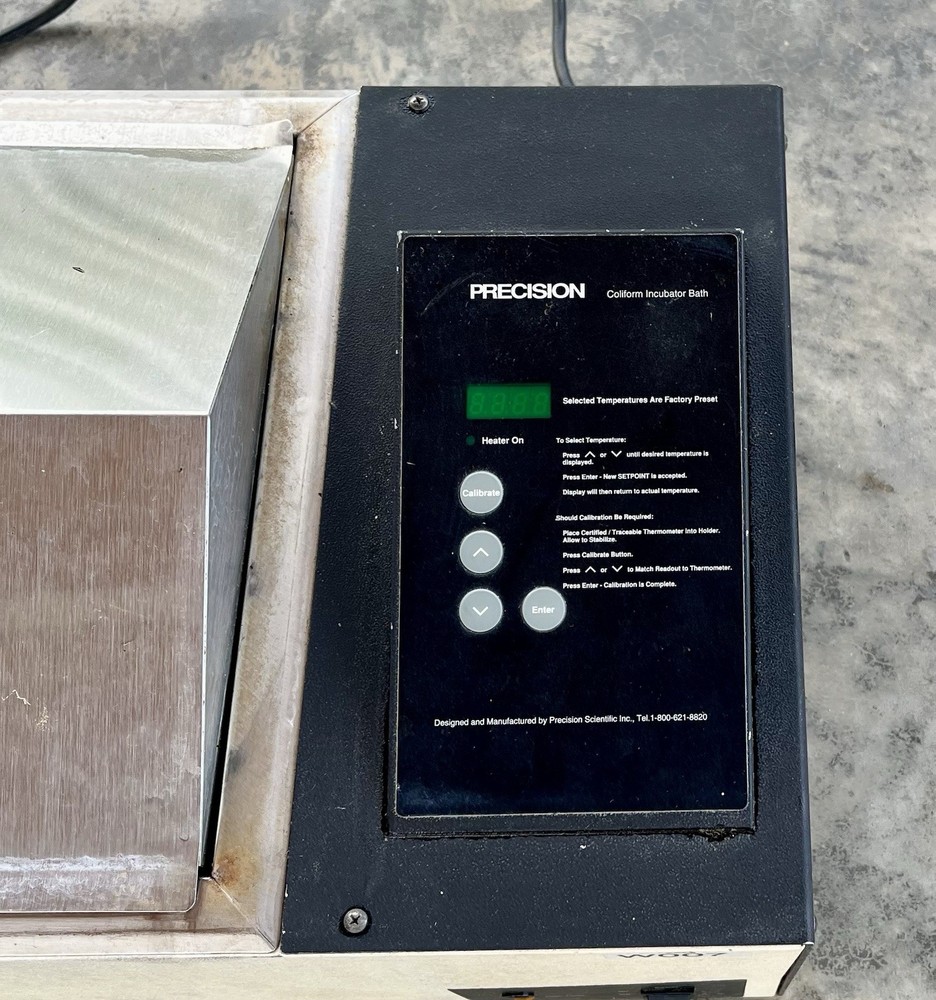 Precision Scientific Coliform Incubator Circulating Water Bath Used Good