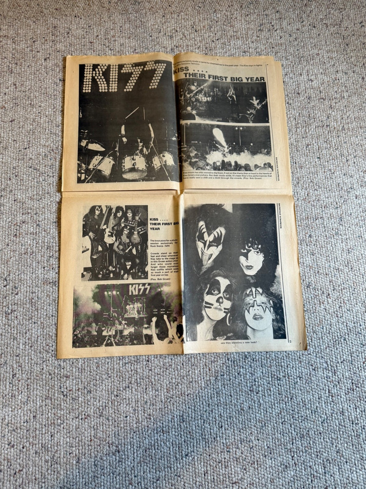 1977 Rock Scene Backstage SCRAPBOOK # 1