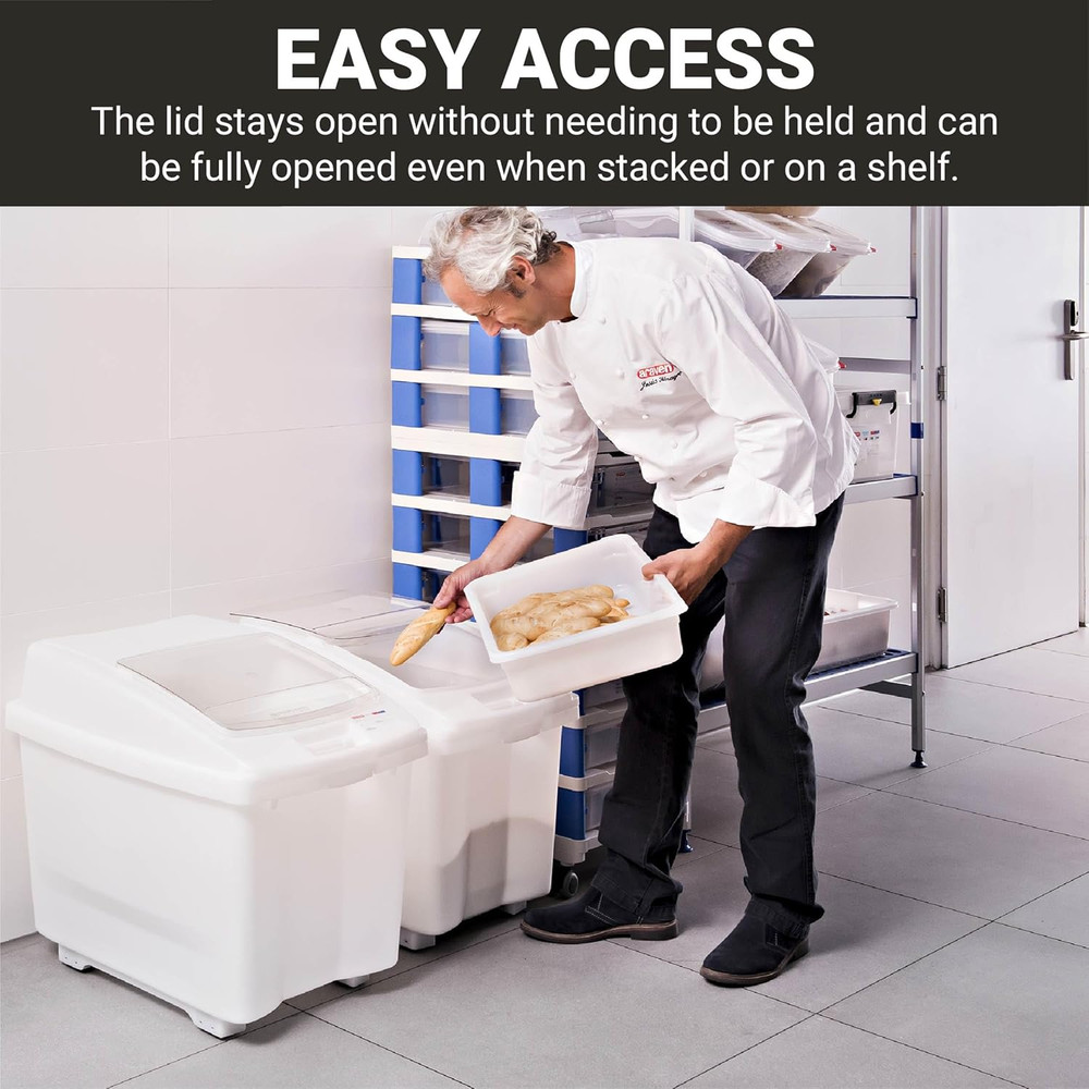 Ingredient Bin, Storage Container for Large Quantity Ingredients, Use in Commerc