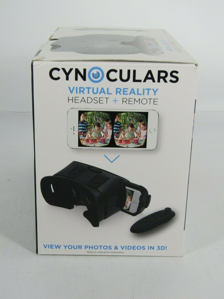 Cynoculars virtual reality headset and remote