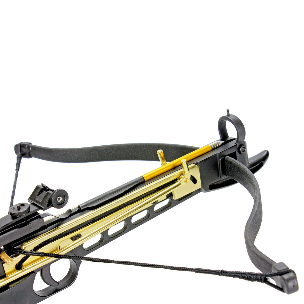 KingsArchery Crossbow Self-Cocking 80 LBS Adjustable Sights 60 Plastic Arrows