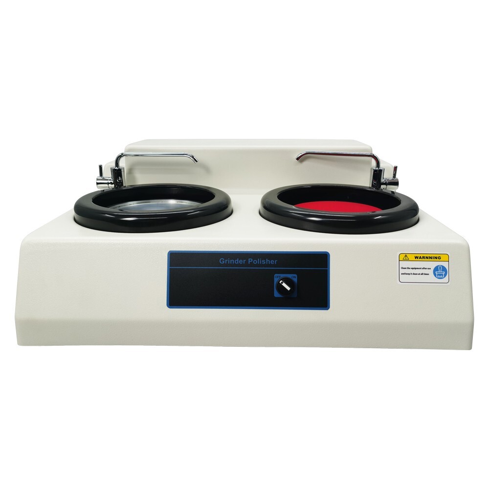 Double Disk Metallography Specimen Polishing Machine 110V 370W