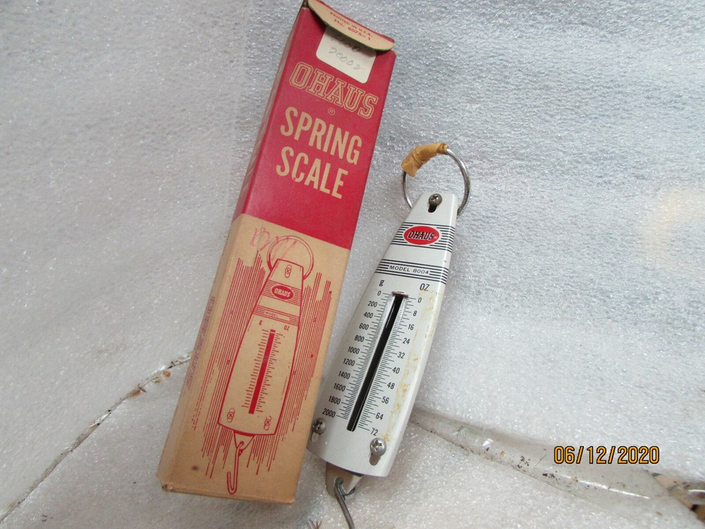 Vintage Ohaus 2000Gram  Spring Scale ( GG3A)