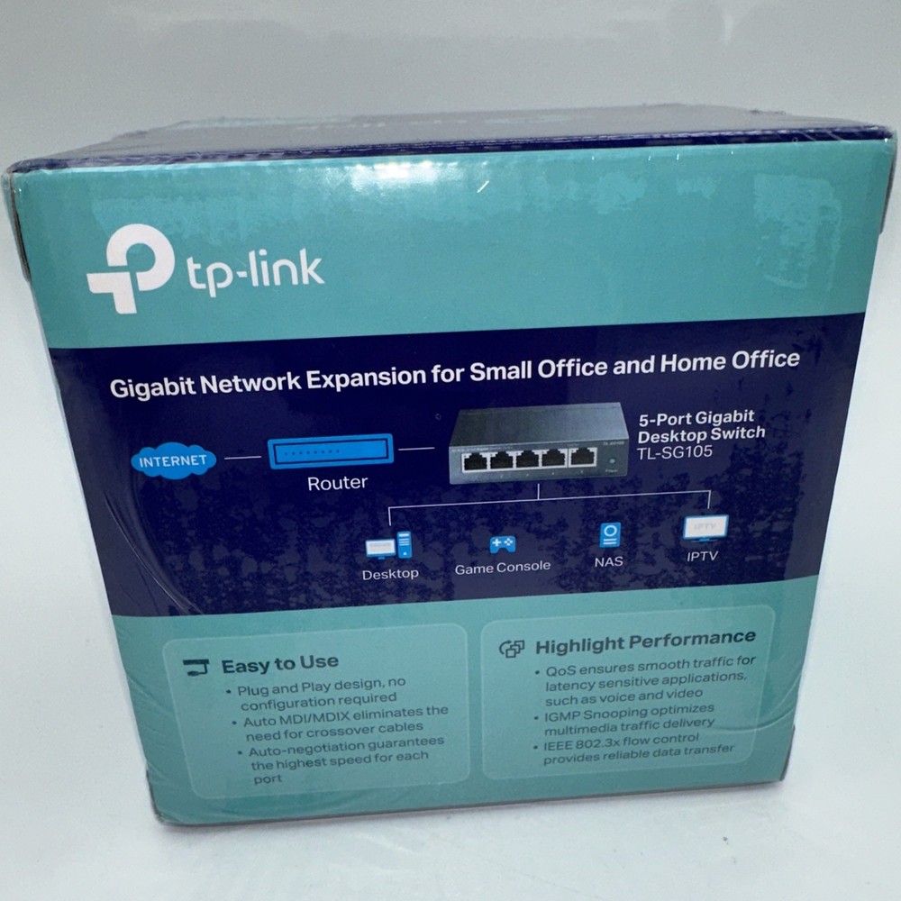 TP-LINK Technologies TP-Link (TL-SG105) 4-Ports External Switch