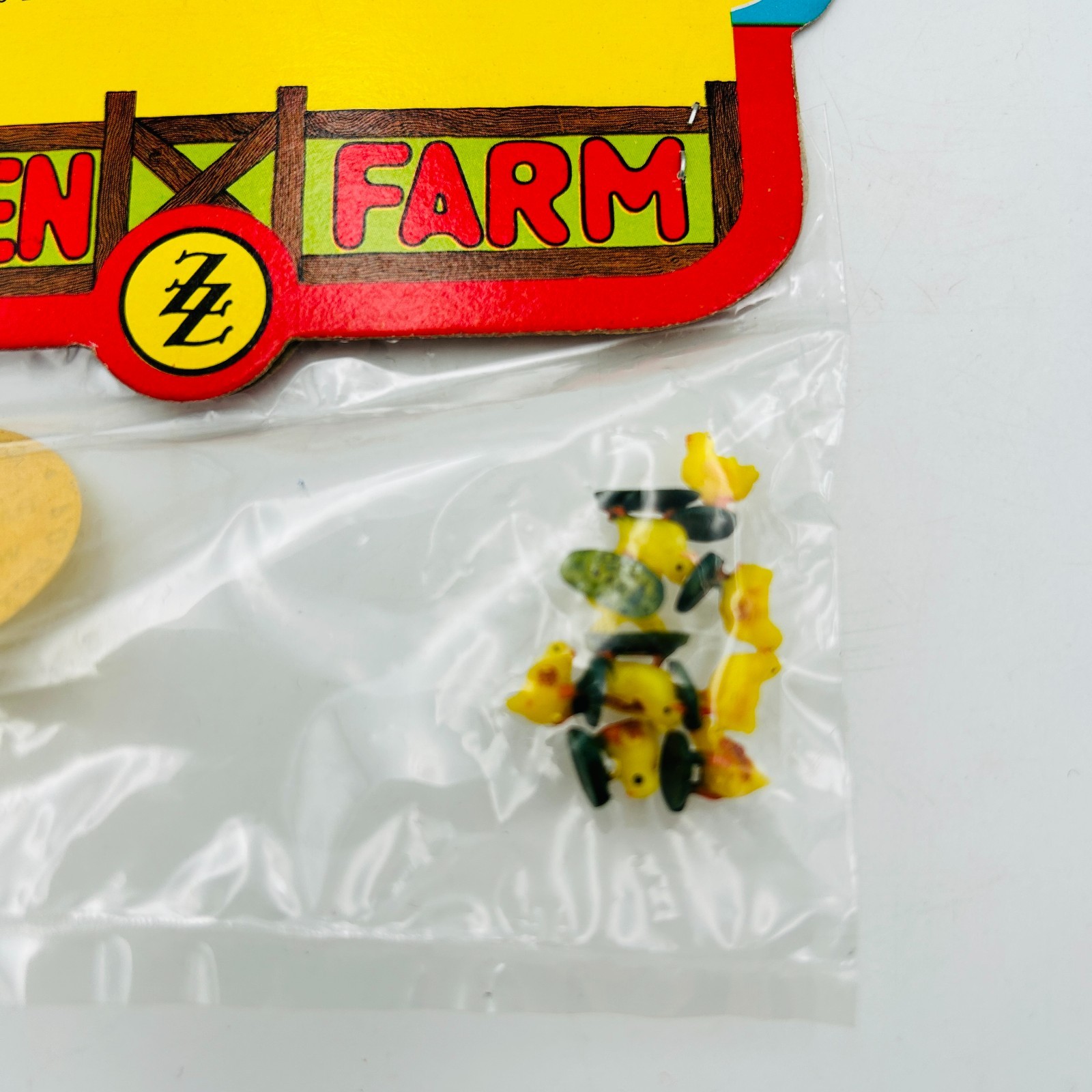 Riesen Farm Mini Baby Chicks NOS Pkg of 9 Hand Painted W Germany Figurines VTG