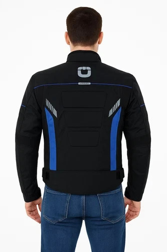 Mens Motorcycle Textile Jacket CE Protectors Touring Biker Jacket Versatile Jacket