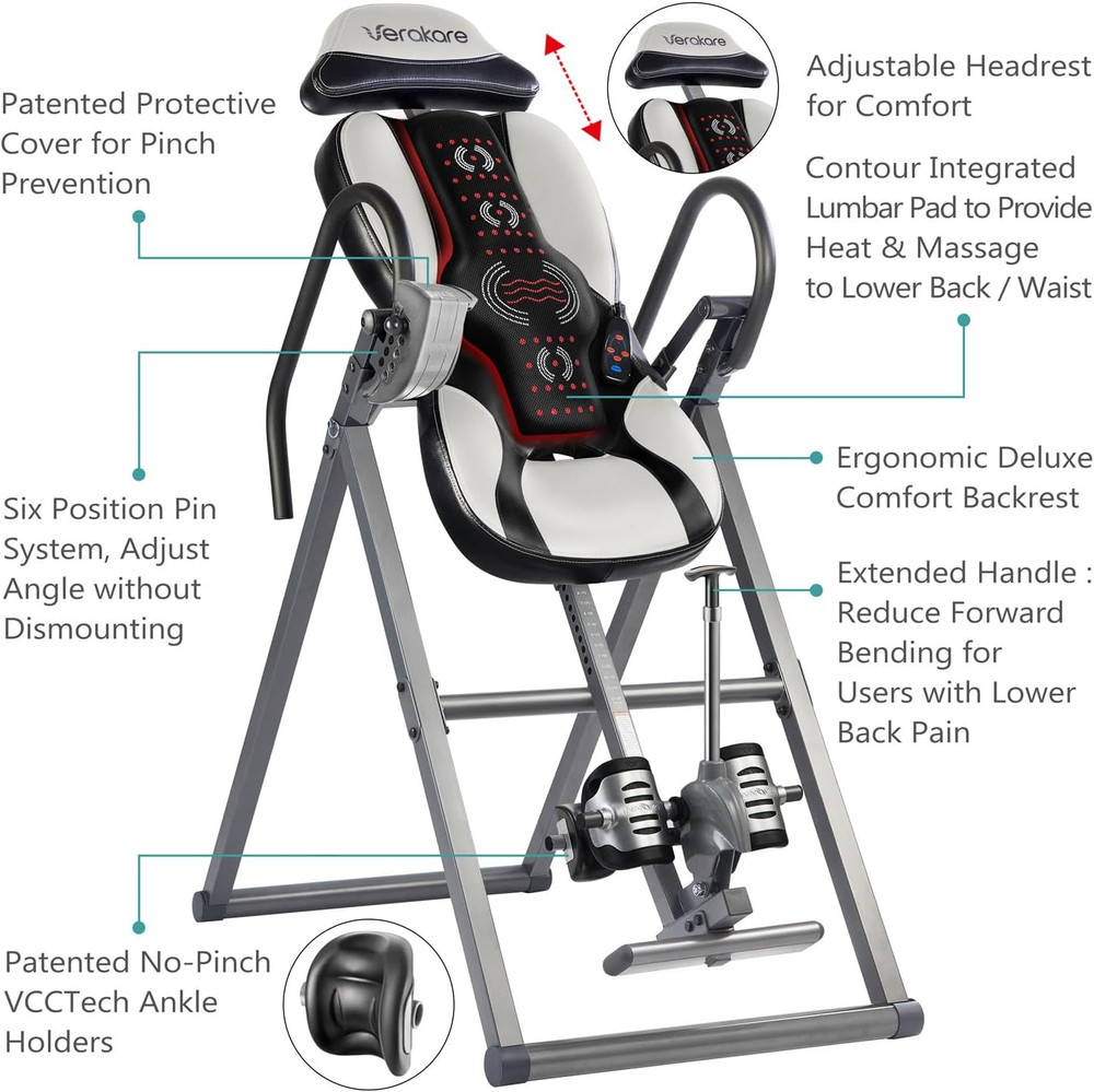 ITM5850 Advanced Heat and Massage Inversion Table