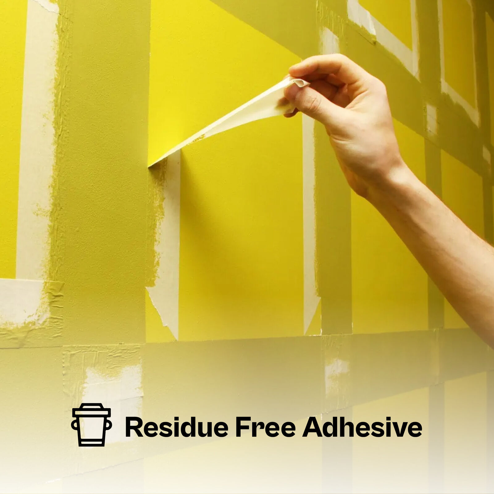 48 Rolls White General Purpose Masking Tape 2" x 60 Yards Premium Tape 4.9 Mil