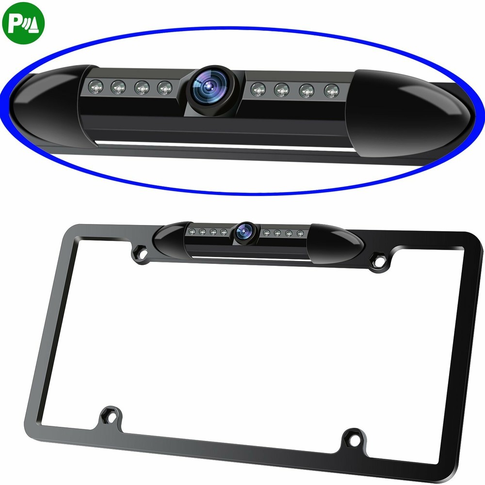 Backup Camera Rearview License Plate Frame for Dual DV712