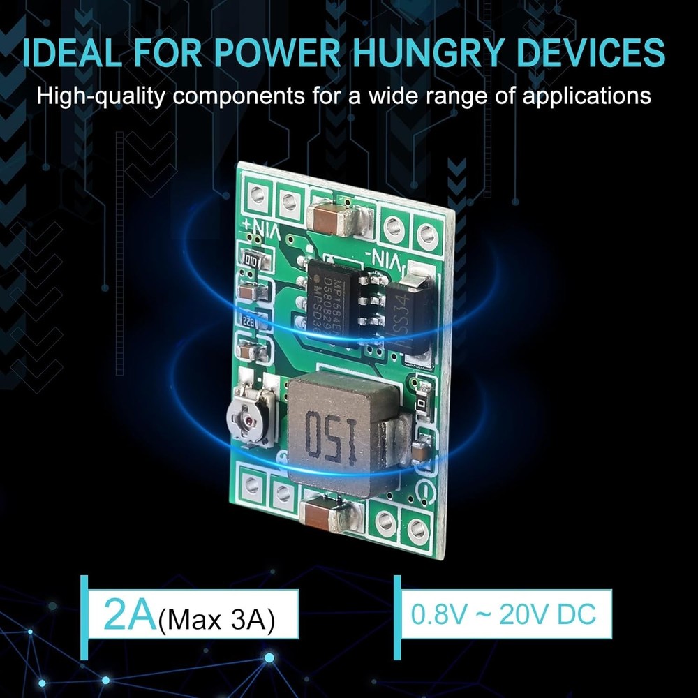 Versatile 36 Pack MP1584EN DC-DC Buck Converters: Ideal for Electronics Projects