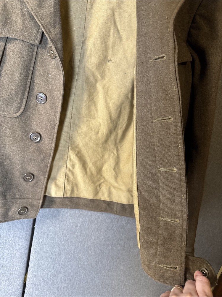 Vintage WW2 Jacket Size 36R 3rd Army Patch