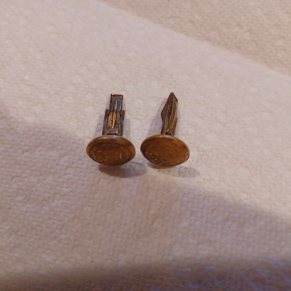 Animus Opibusque Parati Cuff Links - Vintage EUC