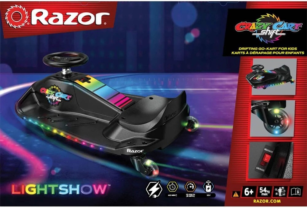 Razor Crazy Cart Shift Lightshow