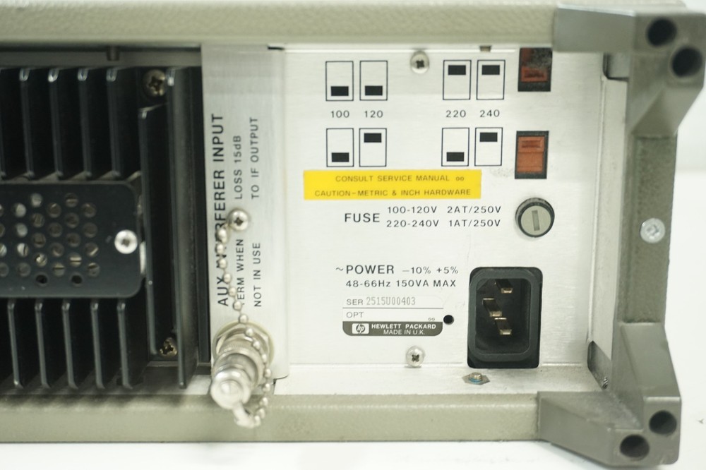 HP Hewlett Packard 3708A Noise and Interference Test Set - READ!