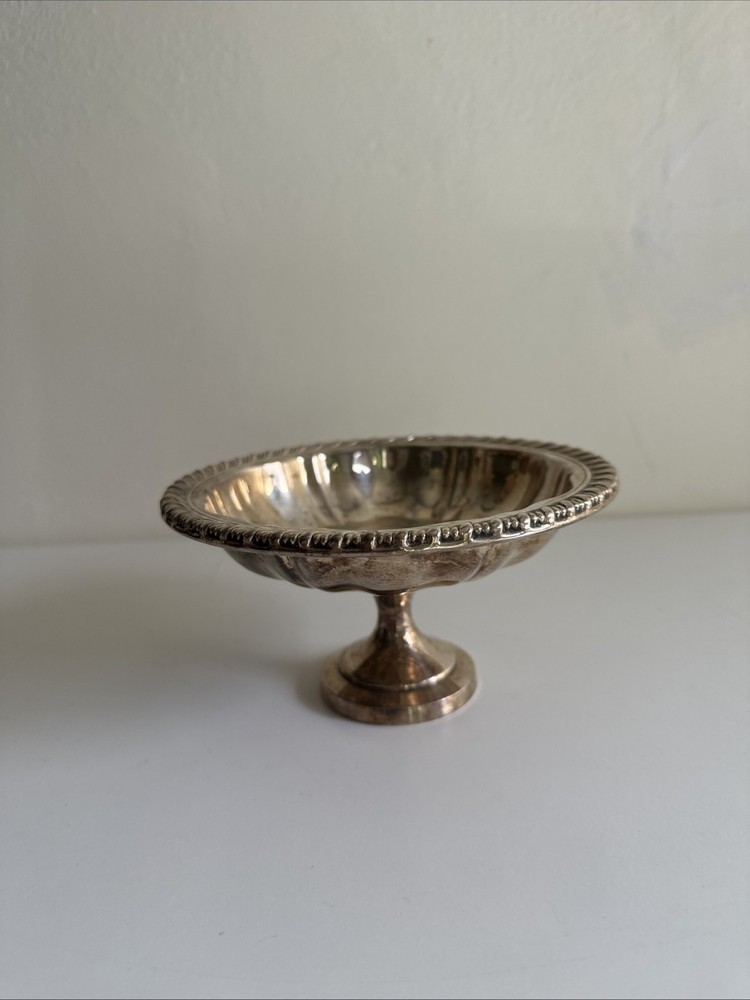 Oneida Silverplate Pedestal Dish Bowl Vintage