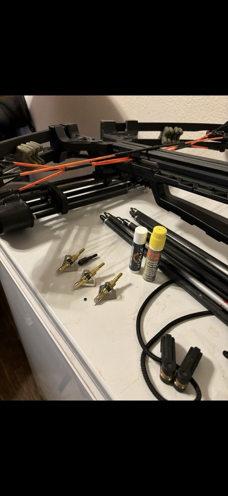 Bear X Vanish Compound Crossbow with Scope and Accessories