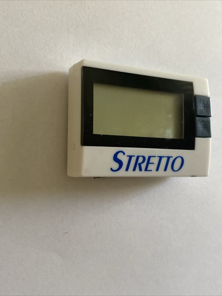 STRETTO DIGITAL HYGROMETER (Needs Battery) Battery Size LR44