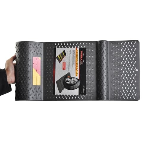 Black Parking Mat, 2" x0" x 2" Parking Mat () 1