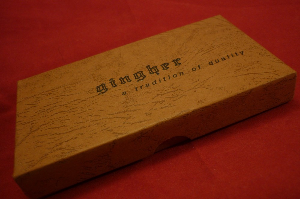 GINGHER G-8 KNIFE EDGE SCISSORS CHROME SHEARS 8"