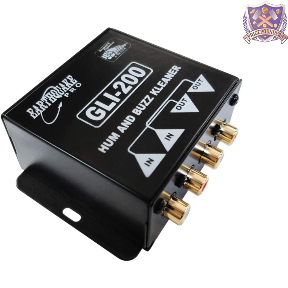 Ground Loop Isolator RCA Hum Buzz Eliminator for Audio Systems