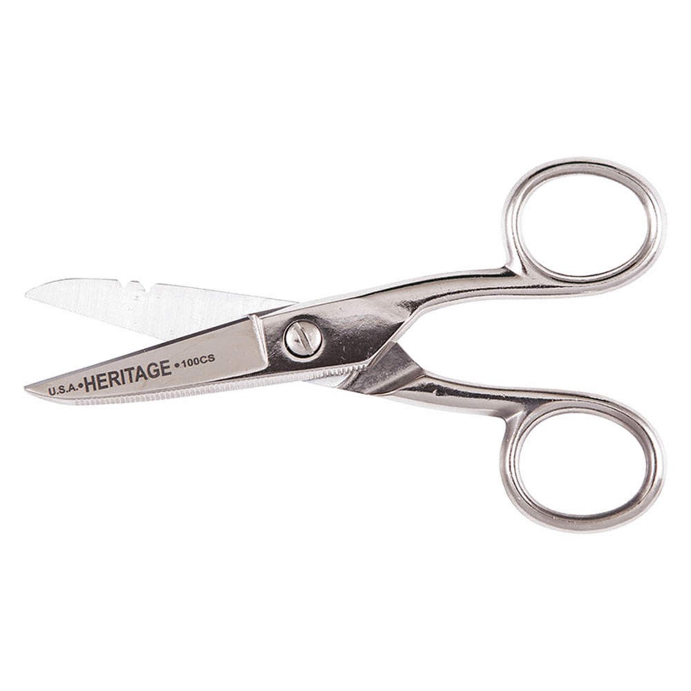 KLEIN TOOLS 100CS Electricians Scissors,Straight PK 6