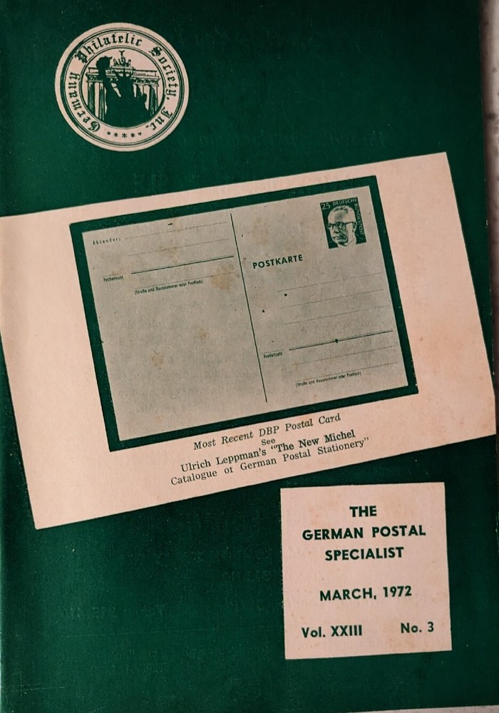 German Postal Specialist March 1972 Soviet Censorship During Patriotic War