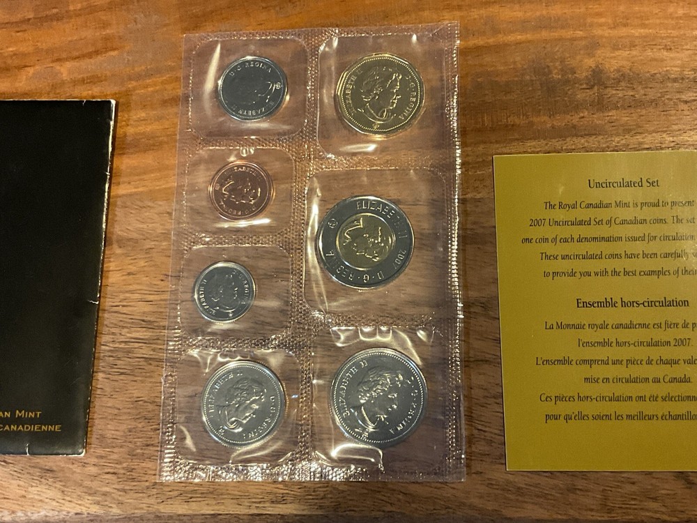 2007 CANADIAN UNCIRCULATED COIN SET