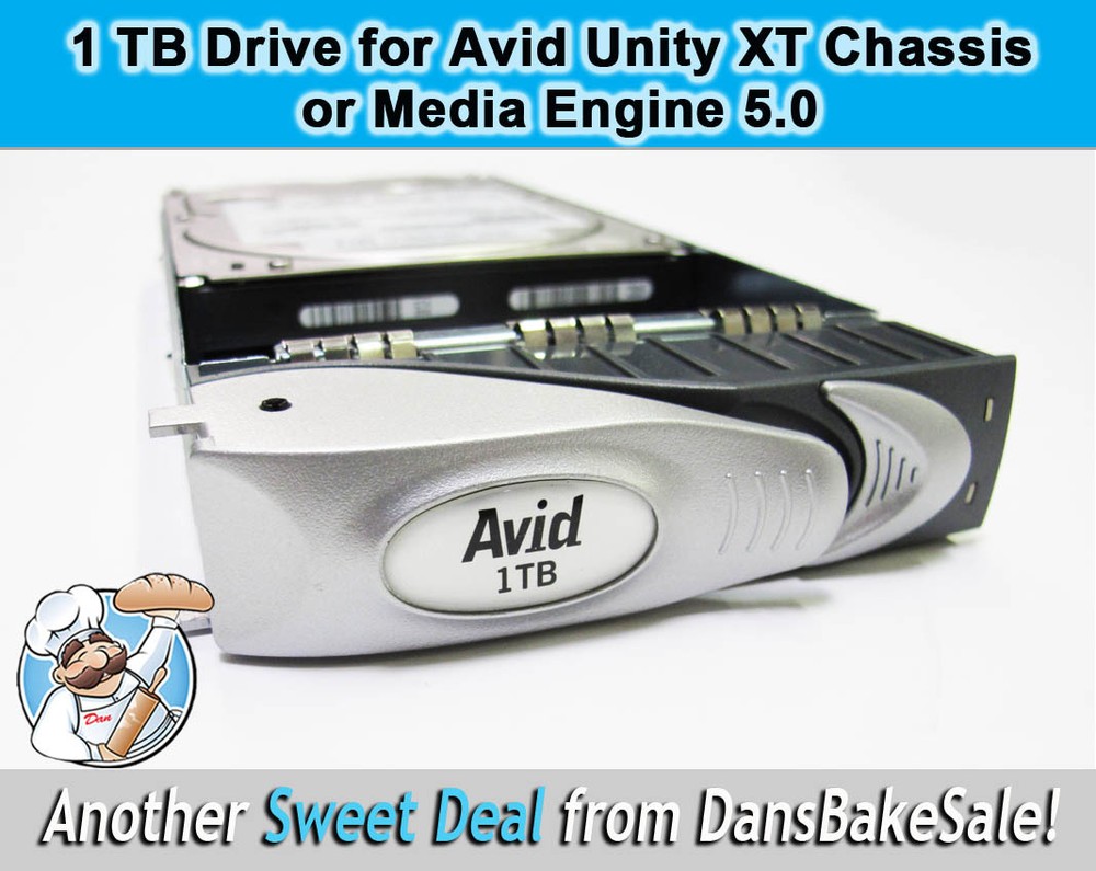 Avid Unity Spare 1 TB Drive for Unity XT Chassis or Media Engine Chassis